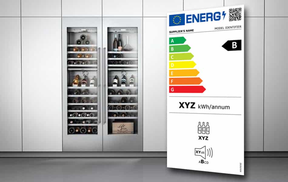 Etiquette énergie 2020 pour les caves à vin électriques