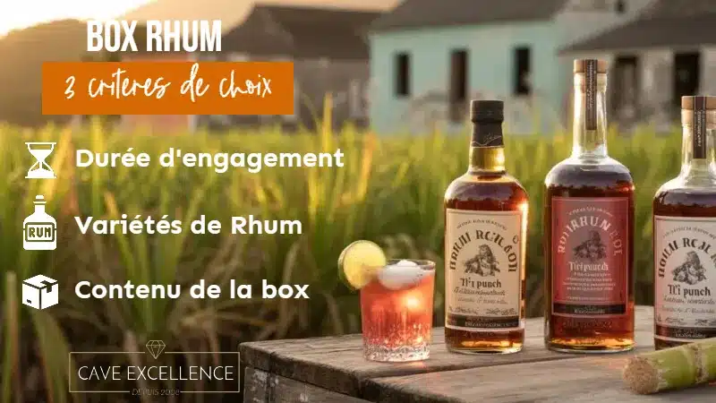3 critères pour choisir une box abonnement rhum