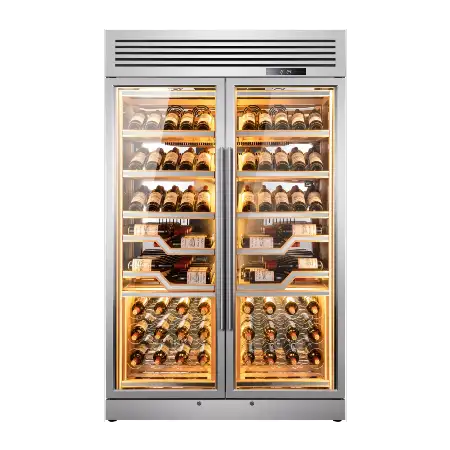 Cave de service professionnelle La Sommelière multi zone ELYSEE 144 bouteilles